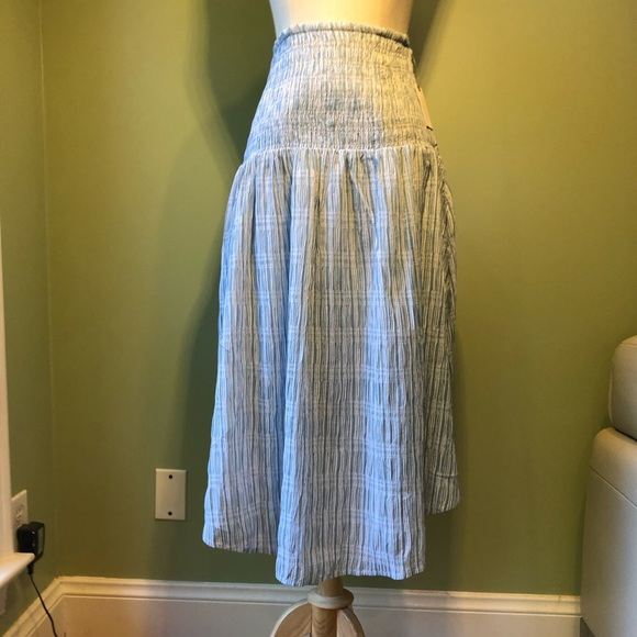 Anthropologie Karyn Smocked Midi Skirt - Picture 5 of 15
